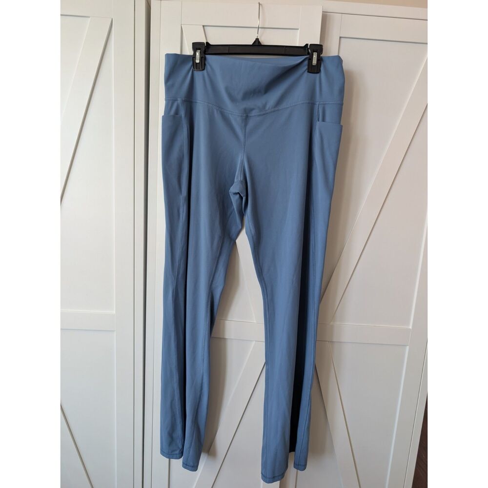 Member’s Mark women’s everyday flare yoga pant with pockets blue, XXL